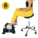Ergonominė balno formos masažo kėdė 4Fizjo ERGO, juoda