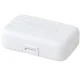 Pill and Vitamin Organizer with 7 Compartments, White