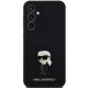Karl Lagerfeld dėklas Samsung Galaxy S23 FE, Silicone Ikonik Metal Pin, juodas