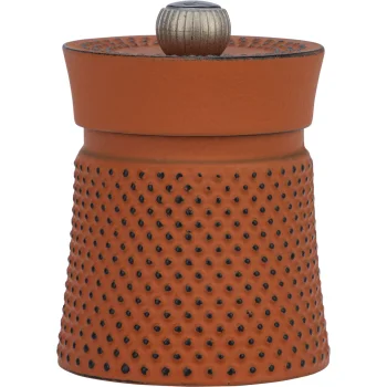 Peugeot Bali Fonte ketaus pipirų malūnėlis, 8 cm, oranžinis
