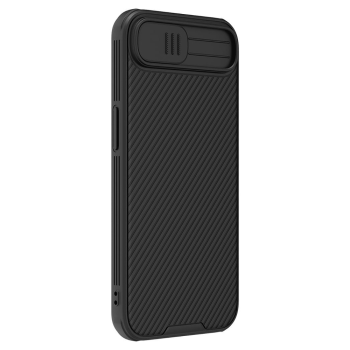 Nillkin CamShield Pro dėklas, skirtas iPhone 16e / 17e, juodas