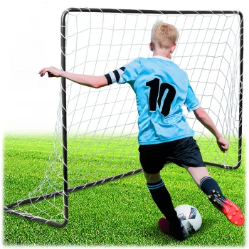 Neo-Sport NS-492 futbolo vartai 183x122x61 cm, juodi