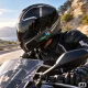 Motociklo šalmo domofonas U10 2X su Bluetooth ir RGB, juodas
