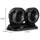 Dvigubas automobilinis ventiliatorius Xtrobb 00023222, 12V, juodas
