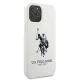Apple iPhone 12 / 12 Pro 6.1\'\' US Polo Silicone Collection Case Cover (USHCP12MSLHRWH), White