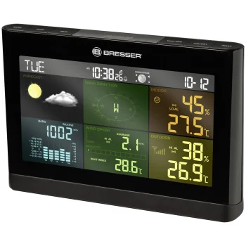 Bresser 12013 5-in-1 Comfort meteorologinė stotelė, juoda