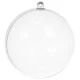 Ruhhy Transparent Fillable Christmas Baubles 12cm, 10 pcs