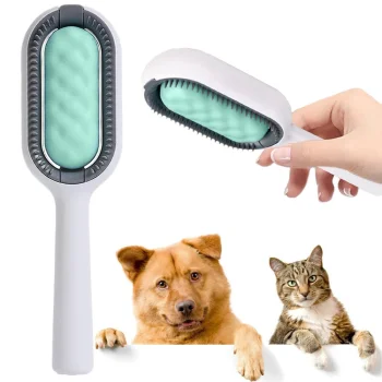 Silicone 3-in-1 Brush for Dog and Cat Hair Grooming and Washing