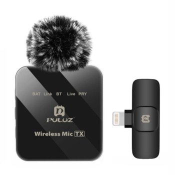 Belaidis prisegamas mikrofonas PULUZ PU647B Lightning
