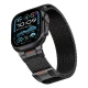 Tech-Protect Milano Vanguard dirželis Apple Watch 44/45/46/49mm, juodas
