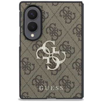 Guess Big 4G Logo dėklas Samsung Galaxy Z Fold 8, rudas