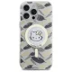 Hello Kitty iPhone 16 Pro Max dėklas IML Golden Leaves MagSafe, baltas