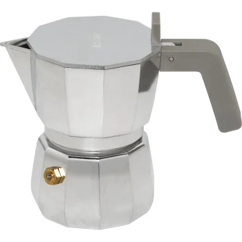 Alessi Moka DC06/1 Espresso Coffee Maker, 1 Cup, Silver