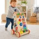 Medinė lavinamoji stumdoma vaikštynė Case 68064, 6-in-1