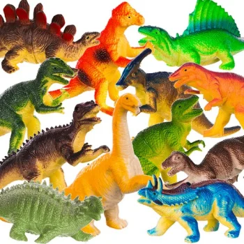 Kruzzel dinozaurų figūrėlių rinkinys, 12 vnt.