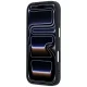 Guess 4G & Big Resin Logo dėklas iPhone 17 Pro Max / 18 Pro Max, juodas
