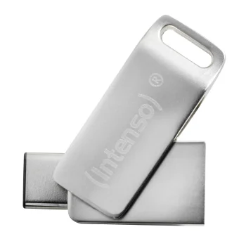 USB atmintinė Intenso cMobile Line 64 GB USB Type-C ir USB-A, sidabrinė