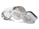 Folding Jeweler\'s Loupe 10x & 20x Magnifier, Steel Body