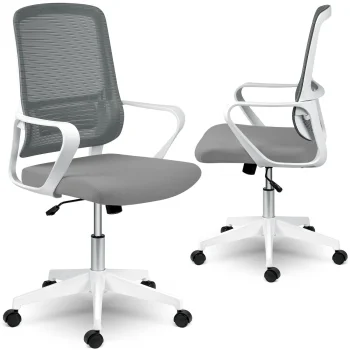 Sofotel Wizo ergonominė biuro kėdė, pilka-balta