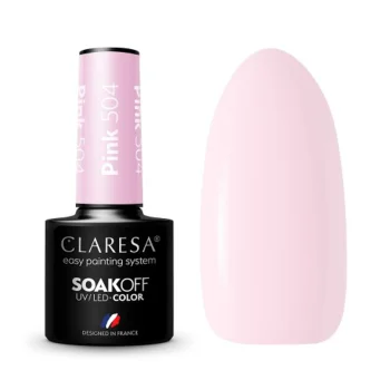 Claresa Pink 504 Gel Polish, 5g