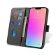 Magnet Case atverčiamasis dėklas Nokia X30 telefonui, juodas