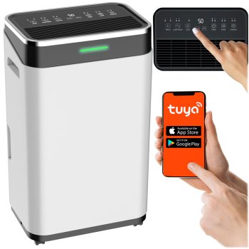 Išmanusis oro sausintuvas Berdsen BD-533, 25L/24h su WiFi, baltas