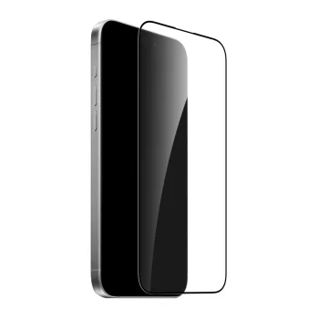 Apsauginis grūdintas stiklas su rėmeliu Puro Frame iPhone 16 Plus, 9H