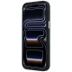 Guess Ring Stand 360 4G Classic Logo MagSafe dėklas iPhone 17 Pro / 18 Pro, juodas