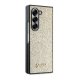 Guess 4G Glitter Script dėklas, skirtas Samsung Galaxy Z Fold 6, auksinis