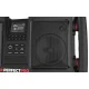 Statybų radijas PerfectPro ROCKBULL, DAB+, FM, Bluetooth, USB, juodas