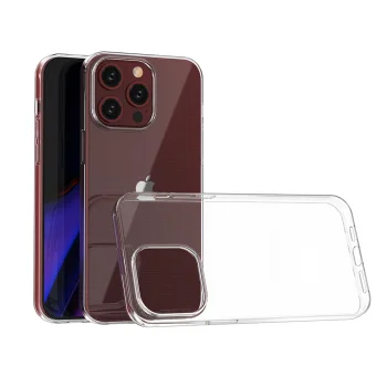 Dėklas iPhone 15 Pro Max Ultra Clear 0.9mm, skaidrus