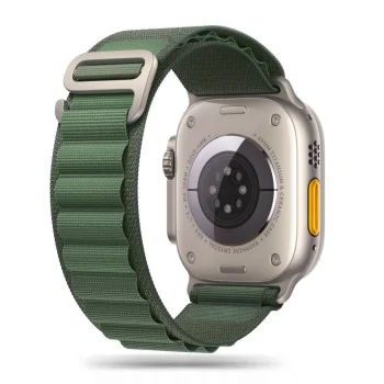Tech-Protect Nylon Pro dirželis Apple Watch (42/44/45/49 mm), tamsiai žalias