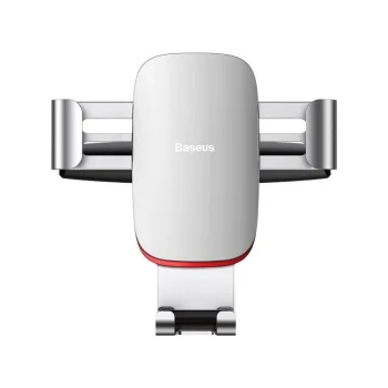 Baseus Metal Age Gravity Car Mount Air Vent Phone Bracket Holder for CD Slot, Silver