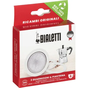 Bialetti tarpinių ir filtro rinkinys 6 puodelių kavinukams
