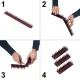 Plastikiniai apsauginiai spygliai nuo paukščių ir balandžių, 8 moduliai, 43 cm, Rudi