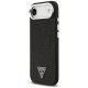 Guess Glitter Triangle Logo MagSafe dėklas iPhone 17 Air - juodas