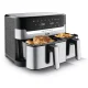 Karšto oro gruzdintuvė Tefal Dual Easy Fry & Grill EY905D, 8.3 l