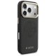 Guess Perforated 4G MagSafe dėklas Apple iPhone 17 Pro, juodas