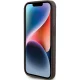 Guess Leather 4G Triangle Strass dėklas iPhone 15 Pro telefonui, rudas