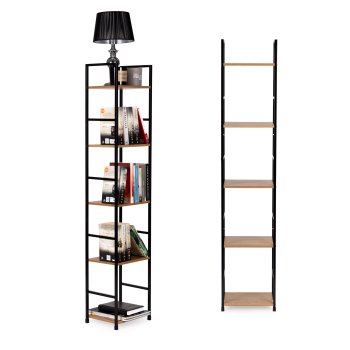 ModernHome industrinio stiliaus 5 lentynų stelažas 140243