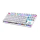 Mechaninė žaidimų klaviatūra Motospeed K82 RGB, balta