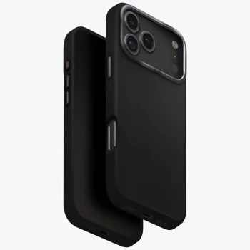 Dėklas Uniq Lyden Magclick Charging telefonui iPhone 17 Pro Max, juodas