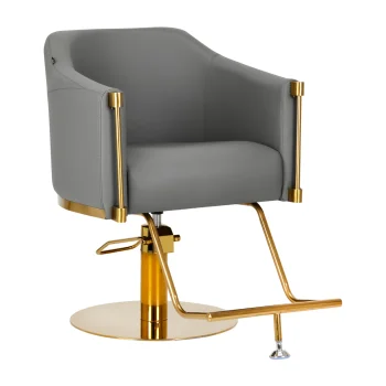 Gabbiano Burgos Hairdressing Chair Grey/Gold