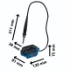 Akumuliatorinis lituoklis Bosch GLK18V-450 18V (be akumuliatoriaus ir kroviklio)