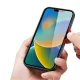 Dėklas Dux Ducis Fino telefonui iPhone 14 Plus su nailono danga, juodas