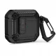 Dėklas Tech-Protect X-Carbo ausinėms AirPods Pro 1 / 2, juodas