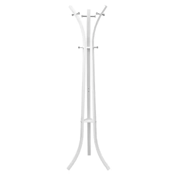 ModernHome pastatoma drabužių kabykla su 9 kabliukais, balta