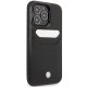 BMW Leather Card Slot dėklas, skirtas iPhone 14 Pro Max 6.7\" Juodas