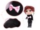 Dollhouse Doll Set, 4 pcs, 12 cm