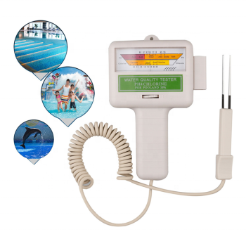 Water Quality Tester Electronic PH and Chlorine Meter for Pool and SPA